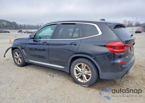 2020 BMW X3 xDrive30I z USA, uszkodzony, nr VIN 5UXTY5C01L9B26691
